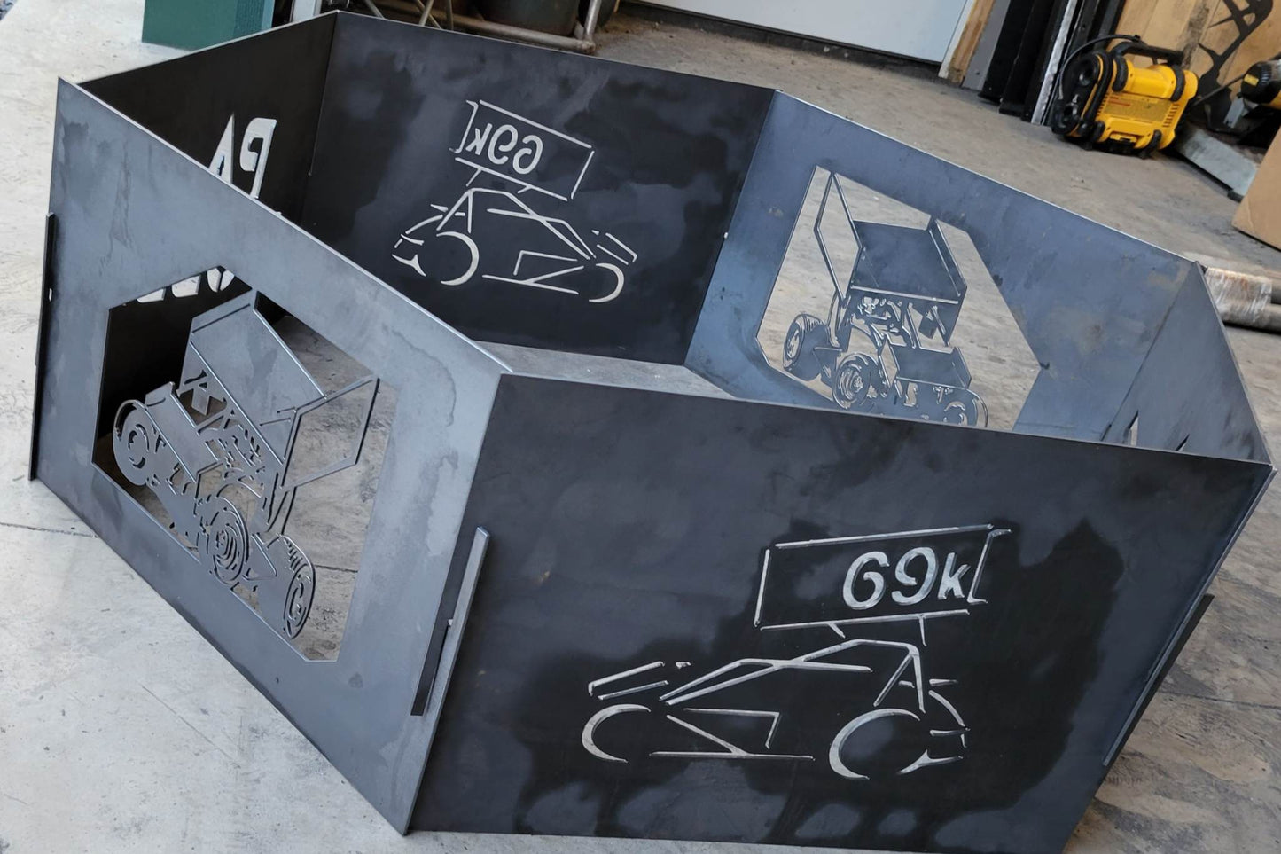 36" Hexagon Collapsible Firering