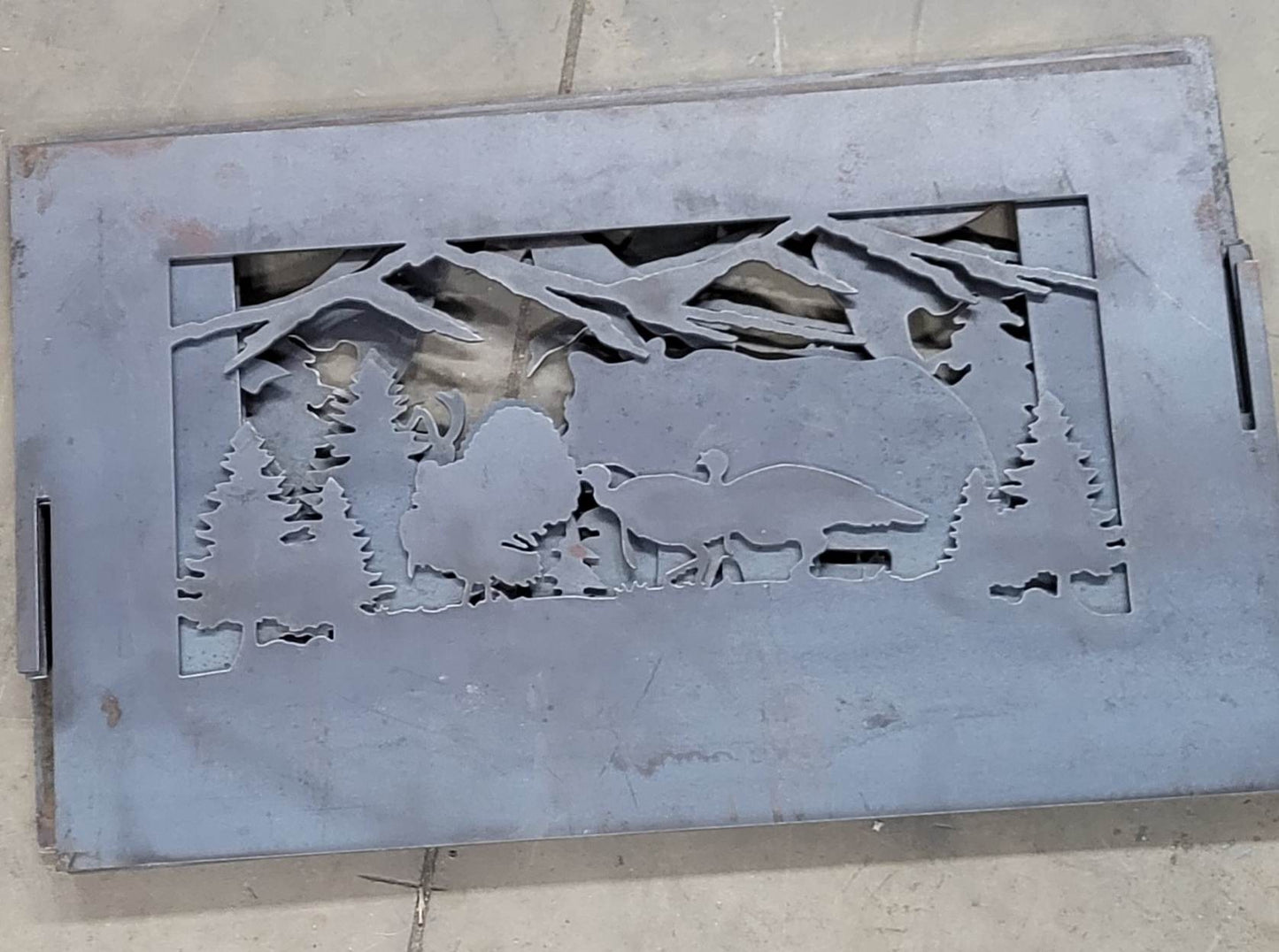 36" Hexagon Collapsible Firering